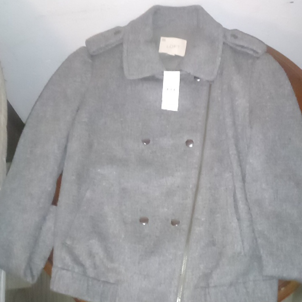 Loft gray extra small coat